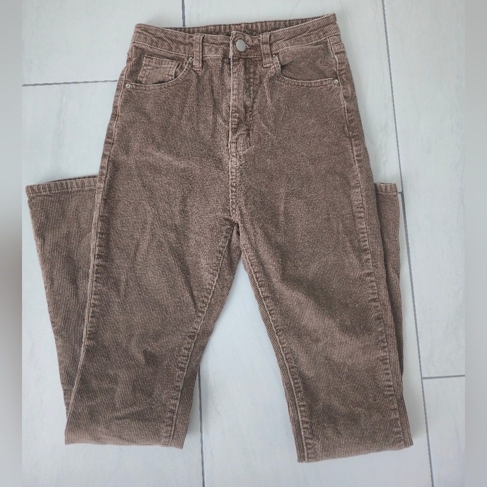 Shein Brown Corduroy Pants Size XS